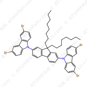 9,9’-(9,9-Dioctyl-9H-fluorene-2,7-diyl)-bis(3,6-dibromo-9Hcarbazole) (CAS: 1260496-44-3)
