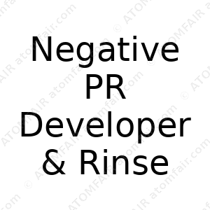 Negative PR Developer & Rinse (CAS: N/A)