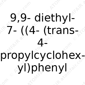 9,9-diethyl-7-((4-(trans-4-propylcyclohexyl)phenyl)ethynyl)-9H-fluorene-2-carbonitrile (CAS: N/A)