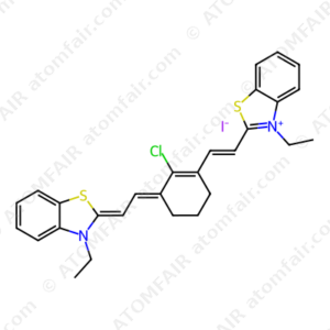 2-[(E)-2-(2-CHLORO-3-((E)-2-[3-ETHYL-1,3-BENZOTHIAZOL-2(3H)-YLIDENE]ETHYLIDENE)-1-CYCLOHEXEN-1-YL)ETHENYL]-3-ETHYL-1,3-BENZOTHIAZOL-3-IUM IODIDE (CAS: 65303-15-3)