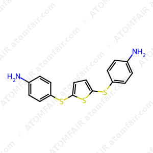 4,4’-(Thiophene-2,5-diylbis(sulfanediyl))dianiline (CAS: 211238-27-6)