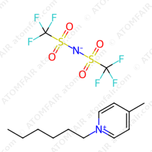 N-hexyl-4-metylpyridinium bis((trifluoromethyl)sulfonyl)imide (CAS: 870296-13-2)