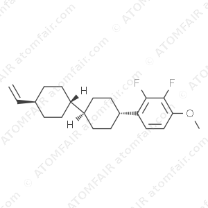 Benzene, 1-[(trans,trans)-4'-ethenyl[1,1'-bicyclohexyl]-4-yl]-2,3-difluoro-4-methoxy (CAS: 253676-67-4)