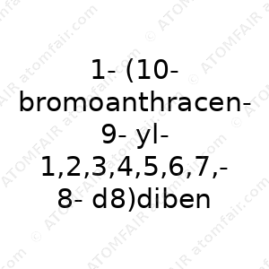 1-(10-bromoanthracen-9-yl-1,2,3,4,5,6,7,8-d8)dibenzo[b,d]furan-2,3,4,6,7,8,9-d7 (CAS: N/A)