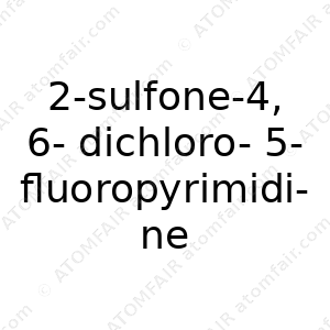 2-sulfone-4, 6-dichloro-5-fluoropyrimidine (CAS: N/A)