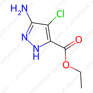 1H-Pyrazole-5-carboxylic aPharmaceuticald, 3-amino-4-chloro-, ethyl ester (CAS: 2793433-51-7)