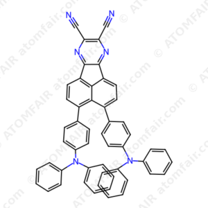 3,4-Bis(4-(diphenylamino)phenyl)acenaphtho[1,2-b] pyrazine-8,9-dicarbonitrile (CAS: 2102527-13-7)