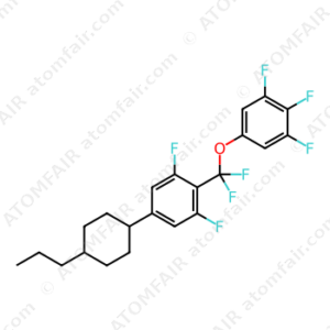 5-[[2,6-Difluoro-4-(trans-4-propylcyclohexyl)phenyl]difluoromethoxy]-1,2,3-trifluorobenzene (CAS: 208338-62-9)