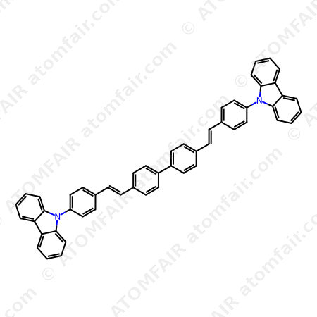 4,4'-Bis(4-(9H-carbazol-9-yl)styryl)biphenyl (CAS: 850594-34-2)