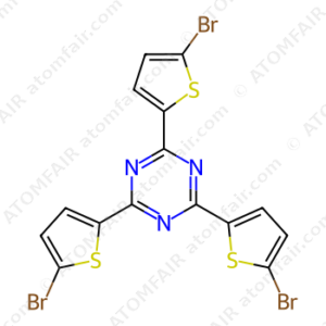 2,4,6-Tris(5-bromothiophen-2-yl)-1,3,5-triazine (CAS: 1134789-63-1)