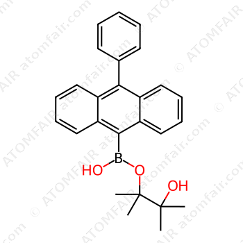 4,4,5,5-Tetramethyl-2-(10-phenylanthracen-9-yl)-1,3,2-dioxaborolane (CAS: 460347-59-5)