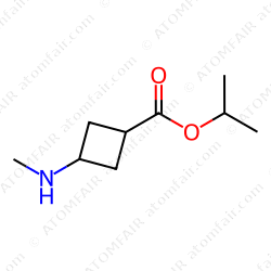 Cyclobutanecarboxylic aPharmaceuticald, 3-(methylamino)-, 1-methylethyl ester, Pharmaceuticals (CAS: 2136718-64-2)