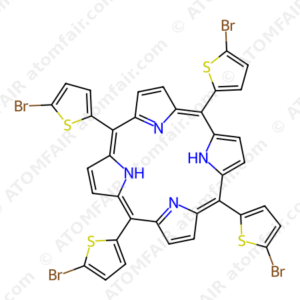 21H,23H-PORPHINE, 5,10,15,20-TETRAKIS(5-BROMO-2-THIENYL) (CAS: 852982-57-1)