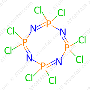 2lambda5,4lambda5,6lambda5,8lambda5-1,3,5,7,2,4,6,8-Tetrazatetraphosphocine, 2,2,4,4,6,6,8,8-octachloro- Octachlorocyclotetraphosphazene, Phosphonitrilic chloride (CAS: 2950-45-0)