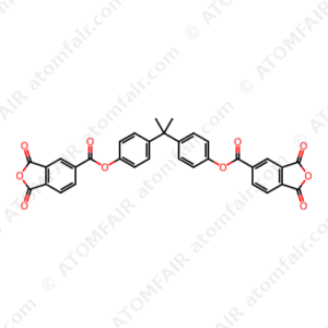 5-Isobenzofurancarboxylic acid, 1,3-dihydro-1,3-dioxo-, 5,5'-[(1-methylethylidene)di-4,1-phe nylene] ester(BPEDA) (CAS: 2770-50-5)