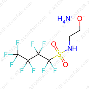1-Butanesulfonamide, 1,1,2,2,3,3,4,4,4-nonafluoro-N-(2-hydroxyethyl)-, monoammonium salt (CAS: 484024-67-1)
