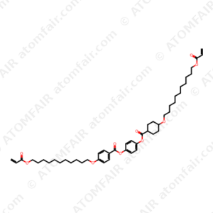 4-[[11-[(1-Oxo-2-propenyl)oxy]undecyl]oxy]benzoic acid 4-[[[trans-4-[[11-[(1-oxo-2-propenyl)oxy]undecyl]oxy]cyclohexyl]carbonyl]oxy]phenyl ester (CAS: 852056-55-4)