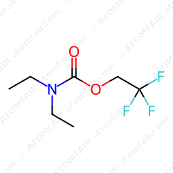 Carbamic acid, diethyl-, 2,2,2-trifluoroethyl ester (CAS: 326-94-3)