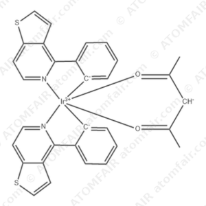 Bis(4-phenylthieno[3,2-c]pyridinato-N,C2') (acetylacetonate) iridium(III) (CAS: 1258323-36-2)