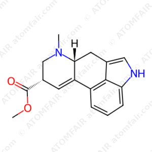 Ergoline-8-carboxylic acid, 9,10-didehydro-6-methyl-, methyl ester, (8α) (CAS: 67215-36-5)