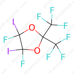 1,3-Dioxolane, 4,5-difluoro-4,5-diiodo-2,2-bis(trifluoromethyl) (CAS: 137635-01-9)