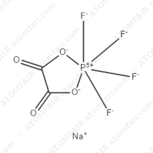 Phosphate(1-), [ethanedioato(2-)-κO1,κO2]tetrafluoro-, sodium (1:1), (OC-6-22) (CAS: 1085277-61-7)
