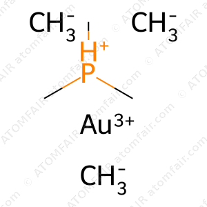 Trimethyl(trimethylphosphine)gold( Me3Au(PMe3)) (CAS: 33012-33-8)