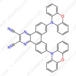 7,10-Bis(phenoxazine)-2,3-dicyanopyrazino phenanthrene (CAS: 1803288-00-7)
