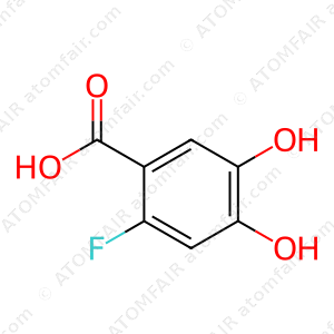4,5-dihydroxy-2-fluorobenzoic aPharmaceuticald (CAS: 158641-64-6)