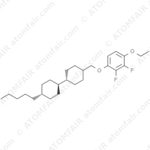 Benzene, 1-ethoxy-2,3-difluoro-4-[[(trans,trans)-4'-pentyl[1,1'-bicyclohexyl]-4-yl]methoxy] (CAS: 142338-78-1)