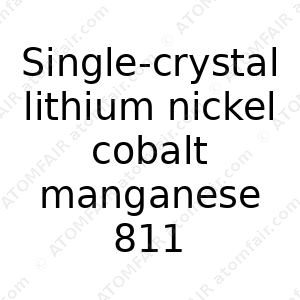 Single-crystal lithium nickel cobalt manganese 811 cathode material battery powder (CAS: N/A)