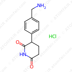 2,6-Piperidinedione, 3-[4-(aminomethyl)phenyl]-, hydrochloride (1:1) (CAS: 2789680-26-6)