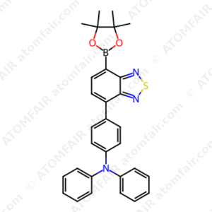 Benzenamine, N,N-diphenyl-4-[7-(4,4,5,5-tetramethyl-1,3,2-dioxaborolan-2-yl)-2,1,3-benzothiadiazol-4-yl] (CAS: 1883615-46-0)