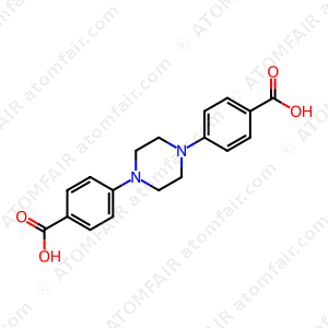 4,4'-(piperazine-1,4-diyl)dibenzoic acid (CAS: N/A)