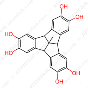 4b,8b,12b,12d-Tetrahydro-12d-methyldibenzo[2,3:4,5]pentaleno[1,6-ab]indene-2,3,6,7,10,11-hexol (CAS: 1326211-23-7)