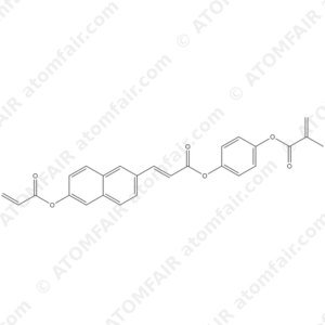(E)-4-((3-(6-(methacryloyloxy)naphthalen-2-yl)acryloyl)oxy)phenyl methacrylate (CAS: 1292280-33-1)