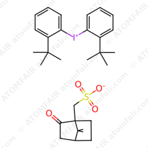 Iodonium,bis[4-(1,1-dimethylethyl) phenyl]-,7,7-dimethyl- 2-oxobicyclo[2.2.1]heptane-1- methanesulfonate (CAS: 193345-23-2)