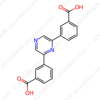 Benzoic acid, 3,3'-(2,6-pyrazinediyl)bis (CAS: 623157-24-4)