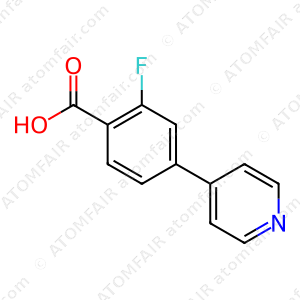 2-Fluoro-4-(4-pyridinyl)benzoic acid (CAS: 131993-99-2)