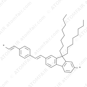 Poly[(9,9-dioctyl-2,7-divinylenefluorenylene)-alt- (1,4-phenylene)] (CAS: 579505-60-5)