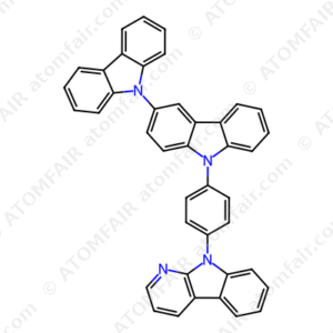 9-(4-(9H-Pyrido[2,3-b]indol-9-yl)phenyl)-9H-3,9-bicarbazole (CAS: 1446517-60-7)