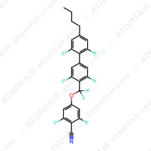 4-[(4'-Butyl-2'3,5,6'-tetrafluoro[1,1'biphenyl1-4-yl)difluoromethoxy]-2,6difluorobenzonitrile (CAS: 2773564-30-8)