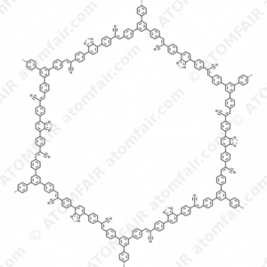 5'-(4-formylphenyl)-[1,1':3',1''-terphenyl]-4,4''-dicarbaldehyde, polymer with 2,2'-(benzo[c][1,2,5]thiadiazole-4,7-diylbis(4,1-phenylene))diacetonitrile (CAS: N/A)