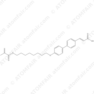 (E)-3-(4'-((8-(methacryloyloxy)octyl)oxy)-[1,1'-biphenyl]-4-yl)acrylic acid (CAS: 1592872-96-2)