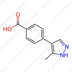 4-(3-methyl-1H-pyrazol-4-yl)benzoic acid (CAS: 2137611-32-4)