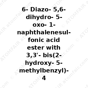 6-Diazo-5,6-dihydro-5-oxo-1-naphthalenesulfonic acid ester with 3,3'-bis(2-hydroxy-5-methylbenzyl)-4,4'-dihydroxy-5,5'- dimethyldiphenylmethane (CAS: 167933-51-9)
