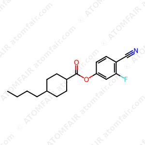 trans-4-Cyano-3-fluorophenyl 4-butylcyclohexanecarboxylate (CAS: 90525-58-9)