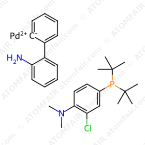 Chloro[4-(di-tert-butylphosphino)-N,N-dimethylaniline-2-(2'-aminobiphenyl)]palladium(II) (CAS: 2169976-34-3)