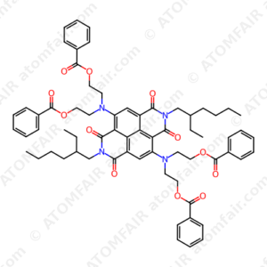 ((2,7-Bis(2-ethylhexyl)-1,3,6,8-tetraoxo-1,2,3,6,7,8-hexahydrobenzo[lmn][3,8]phenanthroline-4,9-diyl)bis(azanetriyl))tetrakis(ethane-2,1-diyl) tetrabenzoate (CAS: 2043039-70-7)