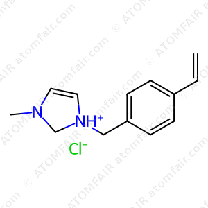 1-[(4-Ethenylphenyl)methyl]-3-methyl-2,3-dihydro-1H-imidazol-1-ium chloride (CAS: 748795-22-4)